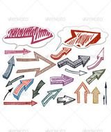 Hand Drawn Arrow N2