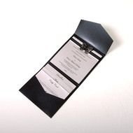 Pocket Fold Wedding Invitation drawing