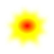 Red And Yellow Sun Clip Art