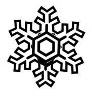 Snowflake Clip Art Black And White N16