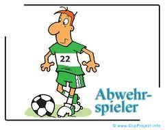 Bildtitel Fussball Cliparts Free Abwehrspieler