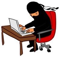 Cartoon Ninja darwing