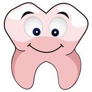 funny tooth as a picture for clipart