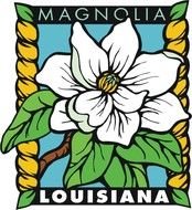 Magnolia Flower Clip Art N14