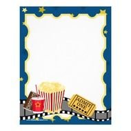 Popcorn Movie Ticket Template Printable N2