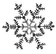 Clip art of Snowflake