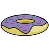 Donut Clip Art N111