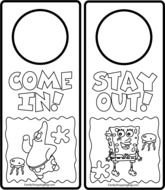 Free Printable Door Hanger Signs