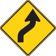 Right Curve Sign