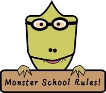 Monster School Rules! clipart