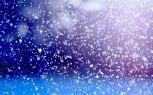 Snowflake Falling Snow drawing