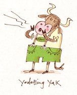 Yodeling Yak Clip Art