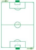 Soccer Field green Diagram drawing