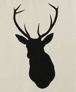 Stag Head Silhouette N2