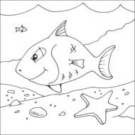Fish Coloring Pages N11