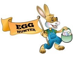 Easter Bunny Hopping Clip Art Free