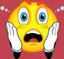 Shocked Face Clip Art N14