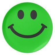 Green Smiley Face N7