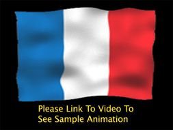 Animated France Flag