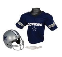 Dallas Cowboys Nfl Youth Helmet Jersey Uniform Set