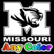 Mizzou Tiger Logo Outline