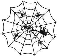 Halloween Bunco Clip Art drawing