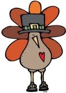 Melonheadz Turkey Clip Art drawing