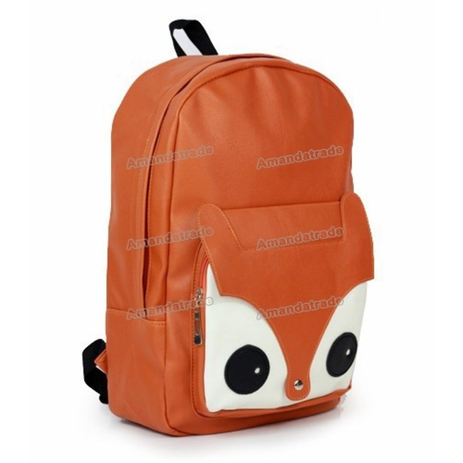 Cartoon Girl With Backpack