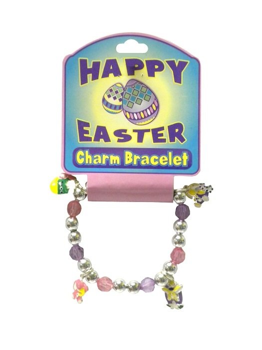 Kids Easter Stretch Charm Bracelet
