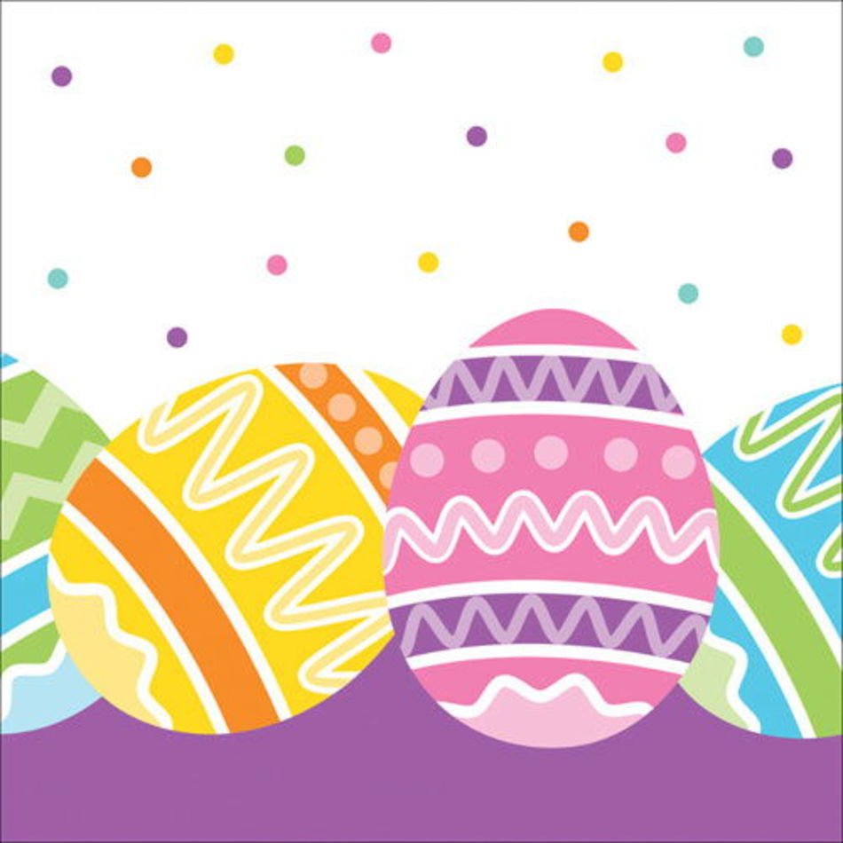 Easter Cheer Beverage Napkins Feature