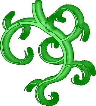 Green Vines Clip Art N11