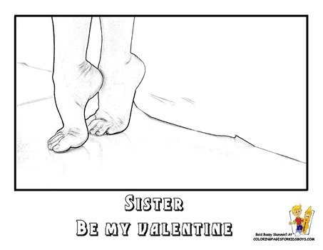 Boys Valentines Day Coloring Pages