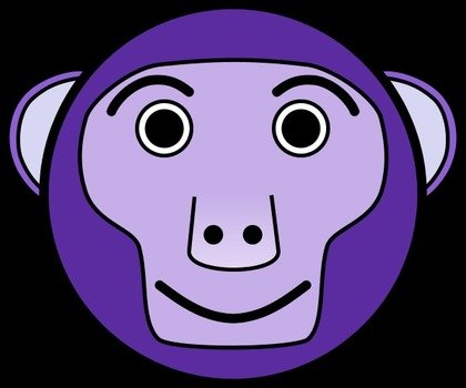 Monkey Clip Art N154