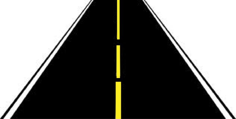 Straight Road Clip Art N8