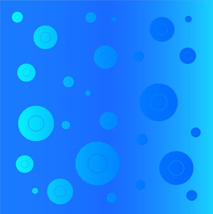 By 28victorydesign Blue Wallpaper With Bubble Like Circles