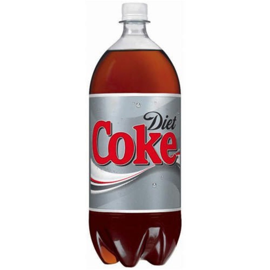 2 liter diet coke bottle