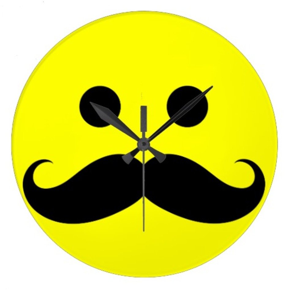 Smiley Face With Mustache N21