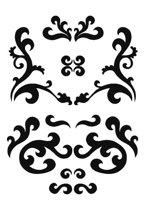 Vector Ornamente drawing