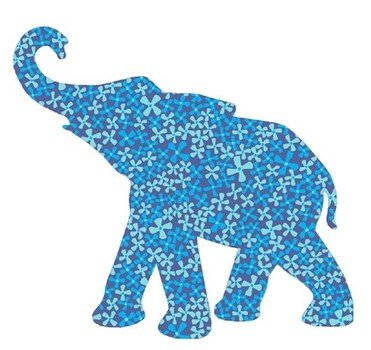 Baby Elephant Silhouette N5