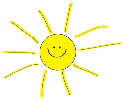 Happy Face Sun Clip Art Free