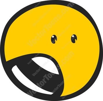 Cartoon Yelling Face N2