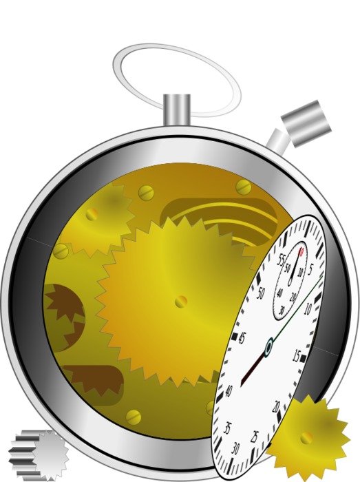 Broken Stop Watch Clip Art