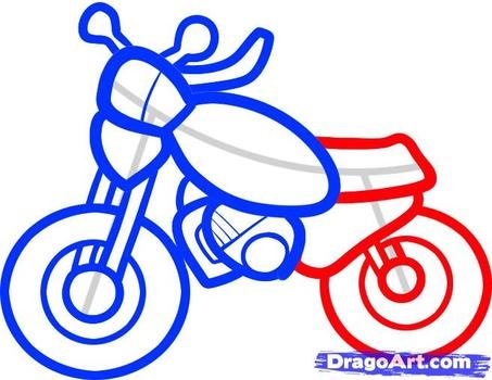 How To Draw Motorcycles Step By