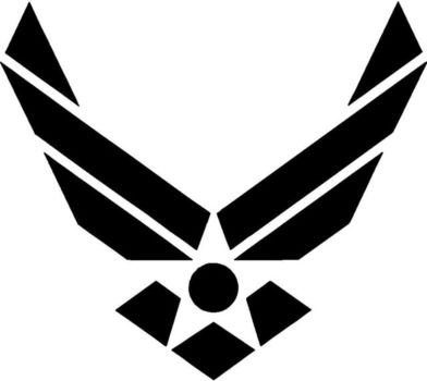 Officer Aircrew Wings 3D Auto Emblem Air Force Military USAF USA Badge