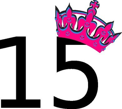 Number 15 Clip Art N18