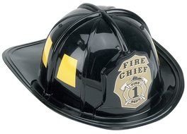 new black Fireman Helmet