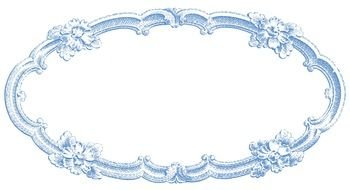 Oval Frame Clip Art drawing