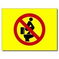 Funny Toilet Seat Signs