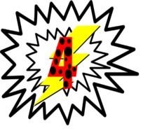 Lightning Bolt Version Clip Art