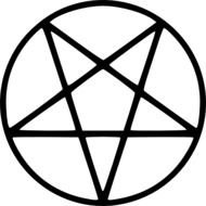 Pentagram Stencil N2